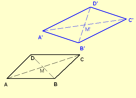 Parallelogramm ABCD
    -› Parallelogramm A'B'C'D