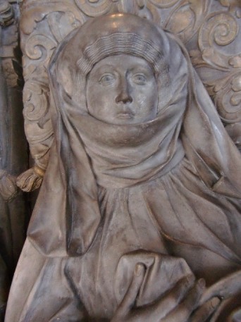 Garb von mechthild in der Tübinger Stiftskirche